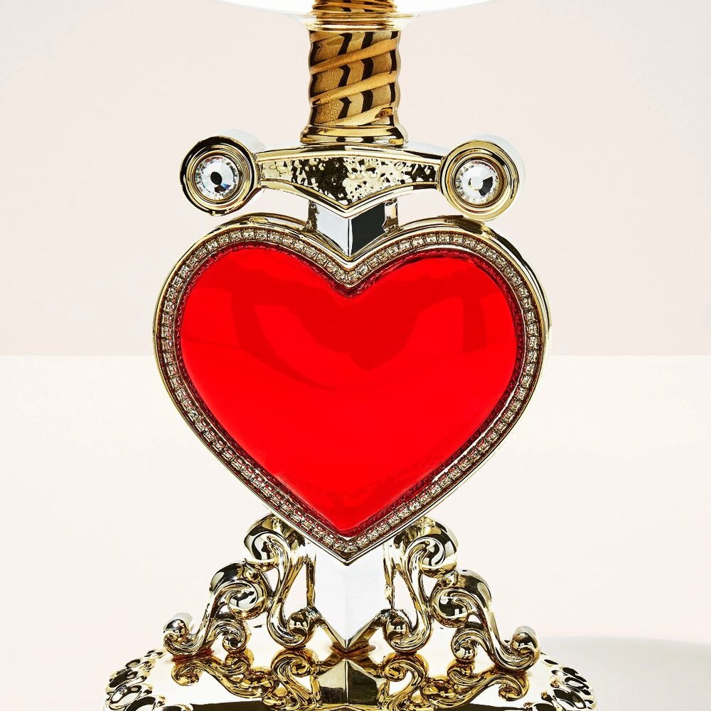 Bath Body Works EVIL QUEEN Heart Dagger Candle Holder Disney Villains Collection